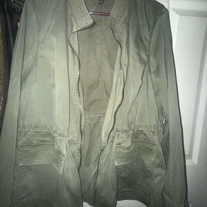 Lane Bryant Olive casual Jacket